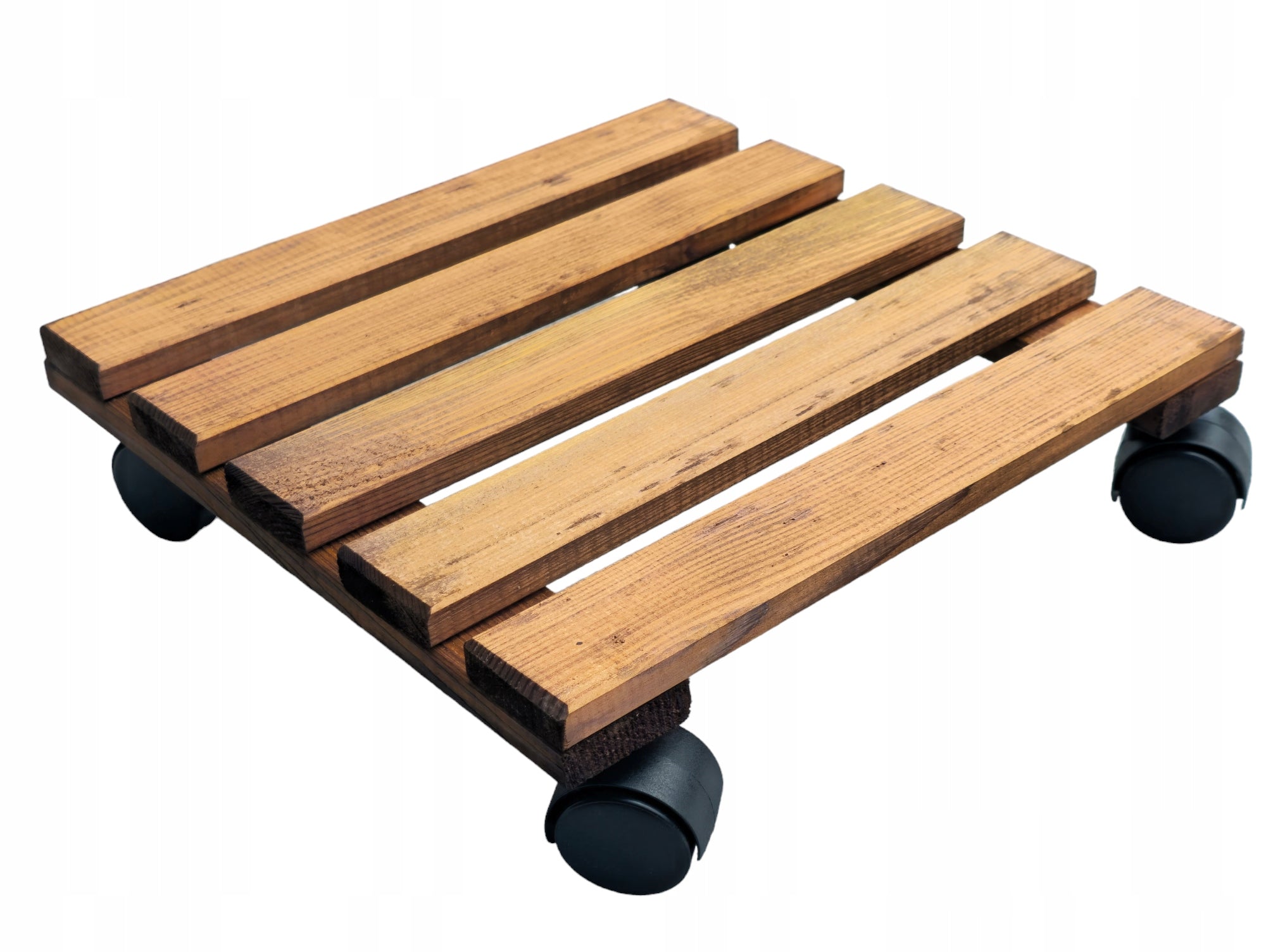 Wooden stand, flower pot stand, platform on wheels - MANUFACTURER