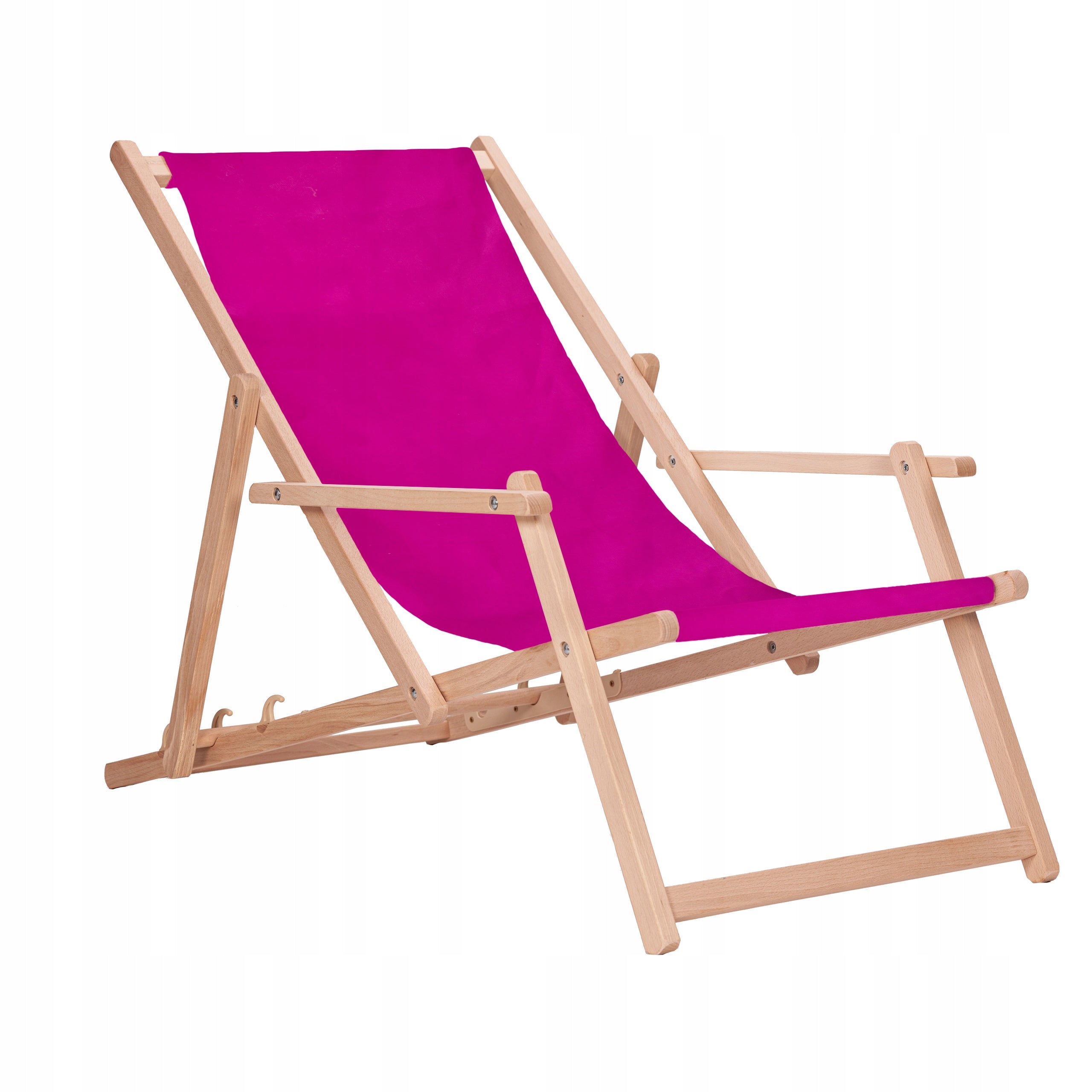 Wooden sun lounger with garden armrests San-Drew TP05 Packaging status original