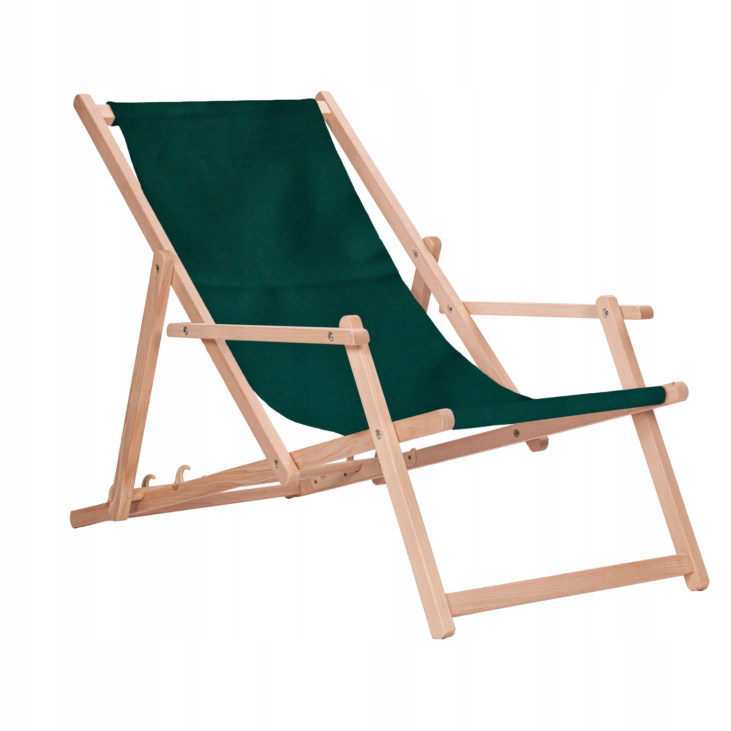 Wooden sun lounger with garden armrests San-Drew TP08 Packaging status original