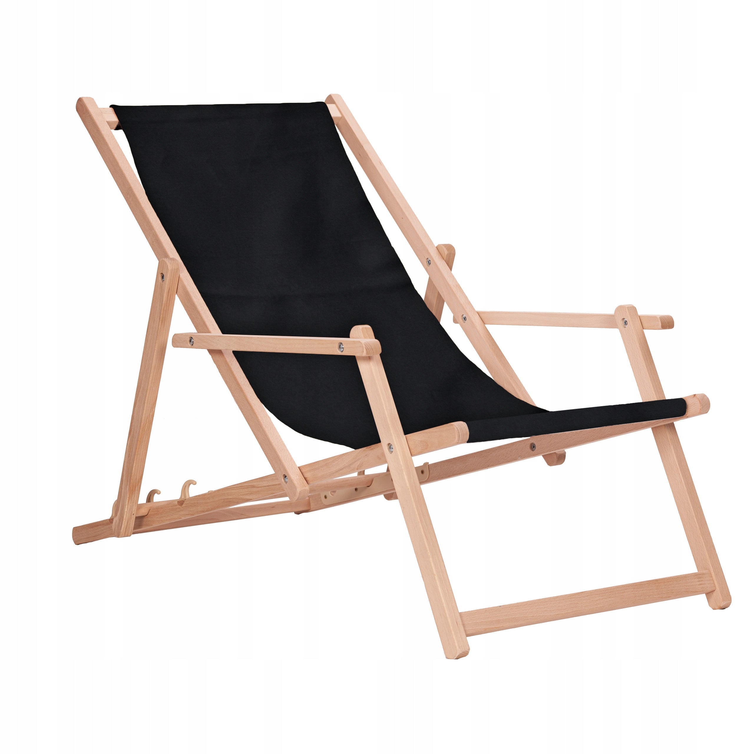 Wooden sun lounger with garden armrests San-Drew TP33 Brand San-Drew