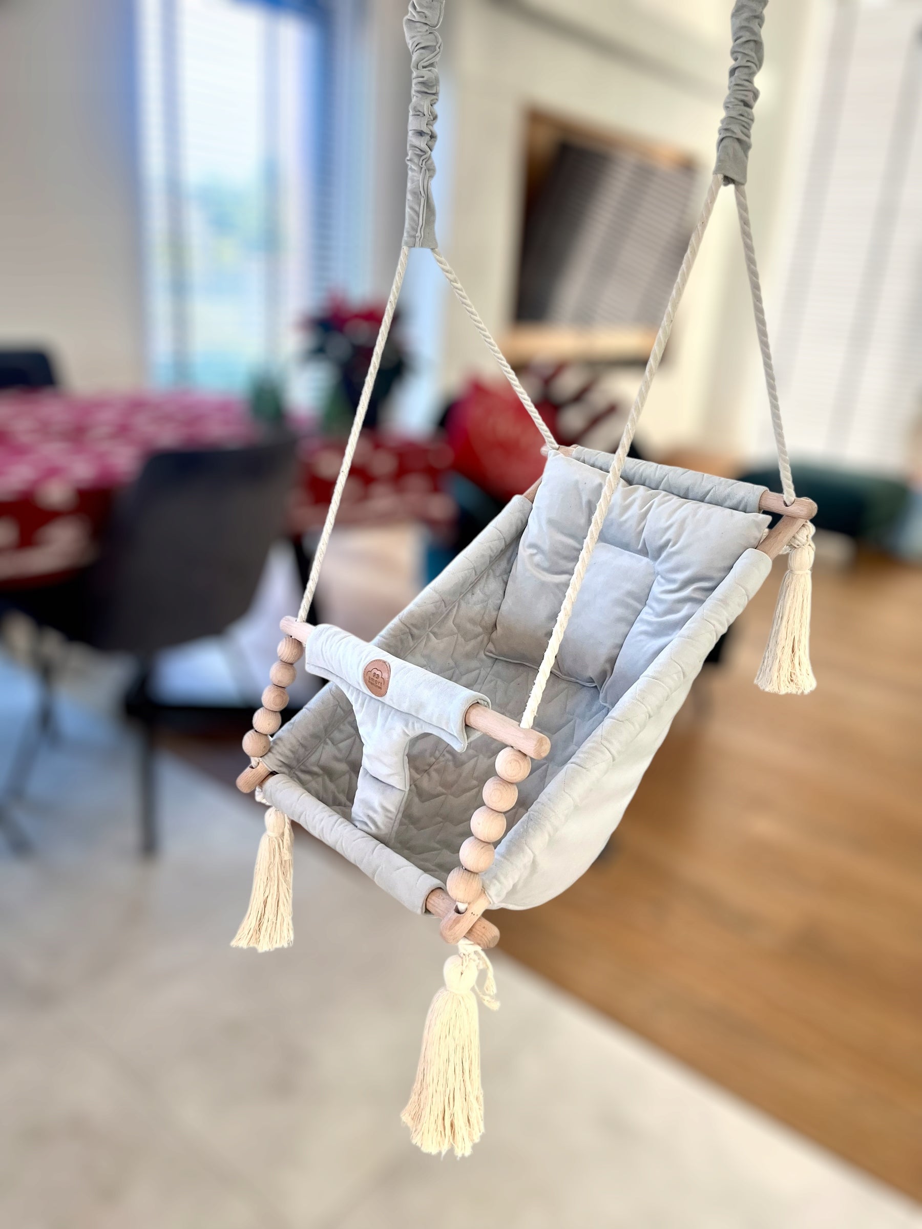 Wooden swing 3in1 - lounger, rocker - grey Manufacturer code Hus3