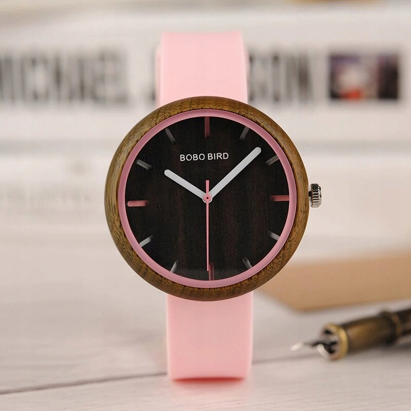 Wooden watch BOBO BIRD R28-3 Women's Bobobird Type wristwatch
