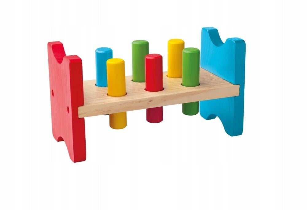 Holzschmiedespiel mit Hammer Woody 90002 
