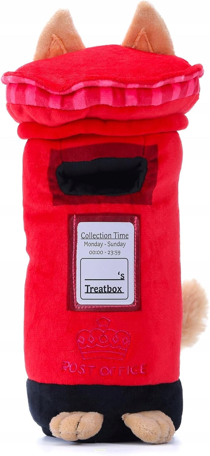 Woof British Mailbox with Treat Dispenser