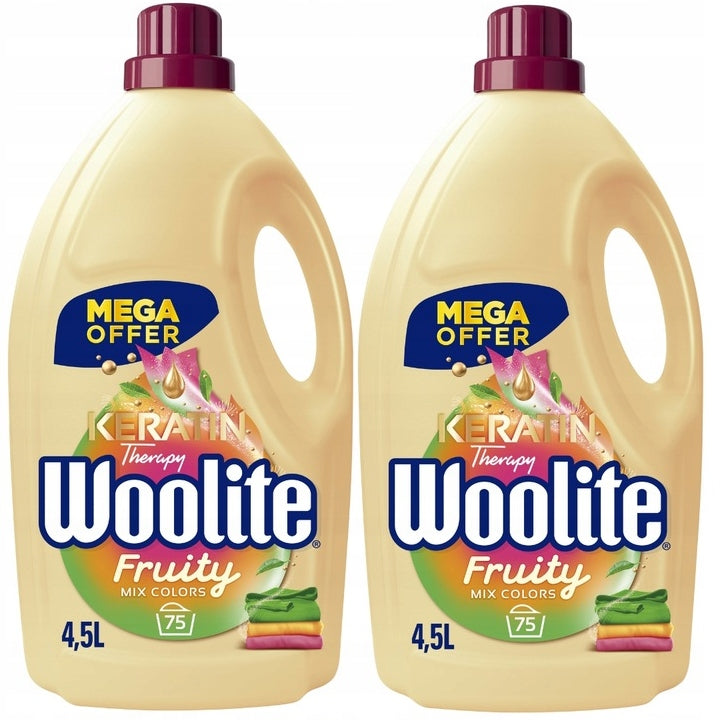 Woolite Colour Washing Liquid Fruity 2x 4,5L 150 Washes