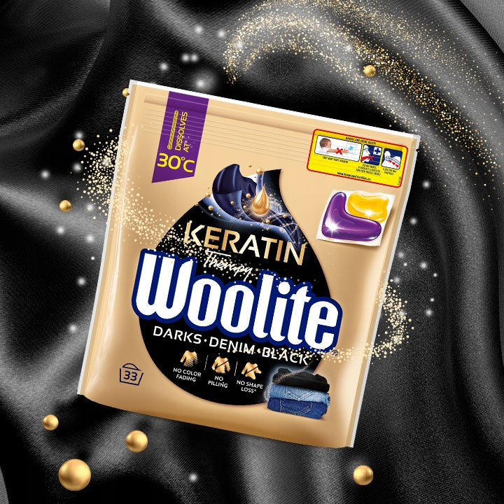 Woolite Keratin Dark Washing Capsules 2x33 Pack Brand Woolite