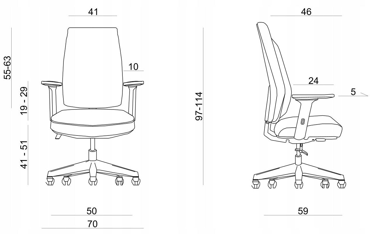 Work BL401 swivel chair Unique 24/7 office work chair up to 150 kg EAN (GTIN) 5908242415826