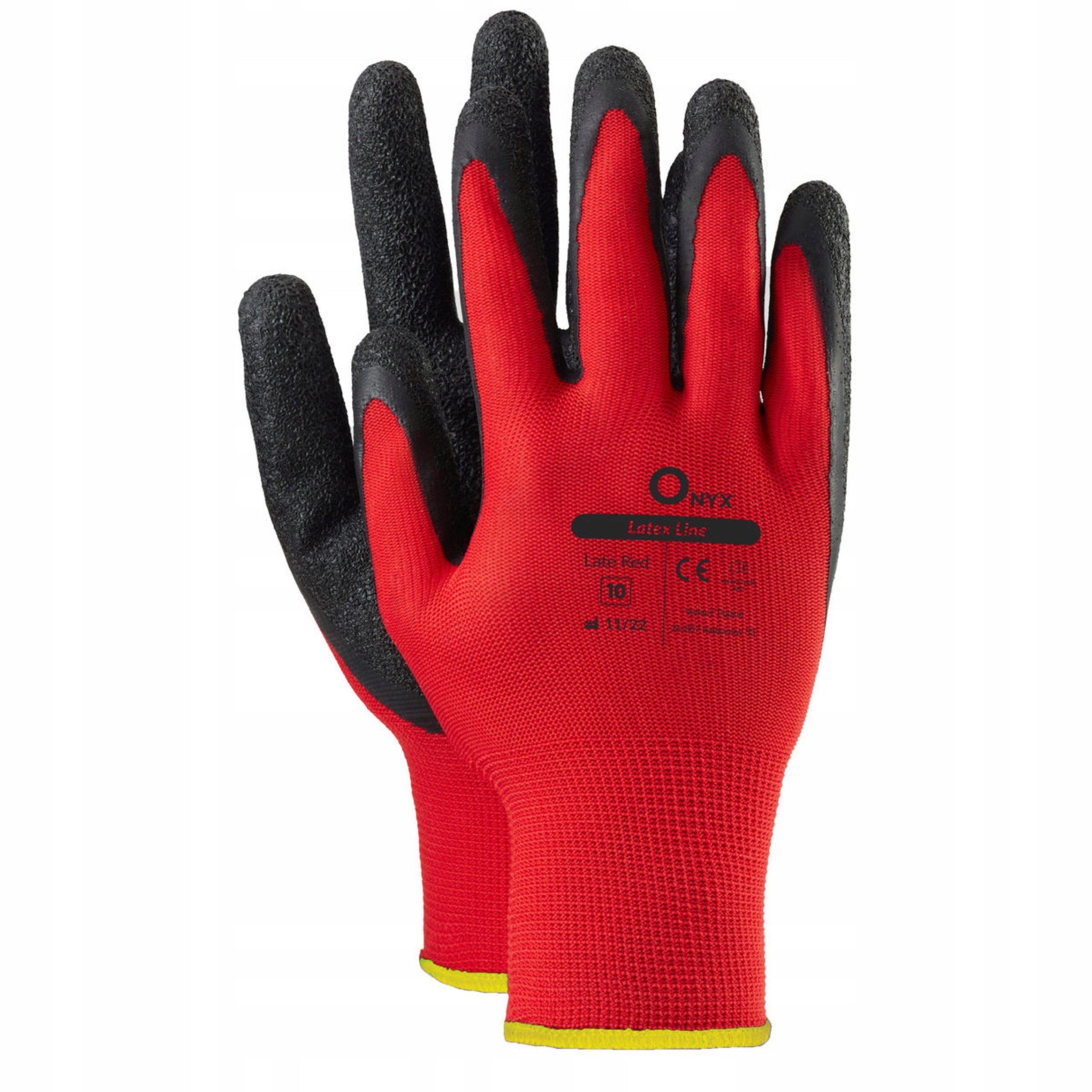 Work Gloves STRONG Protective RED bhp Gloves LATEX Vampires 10 pairs EAN (GTIN) 4947769978606