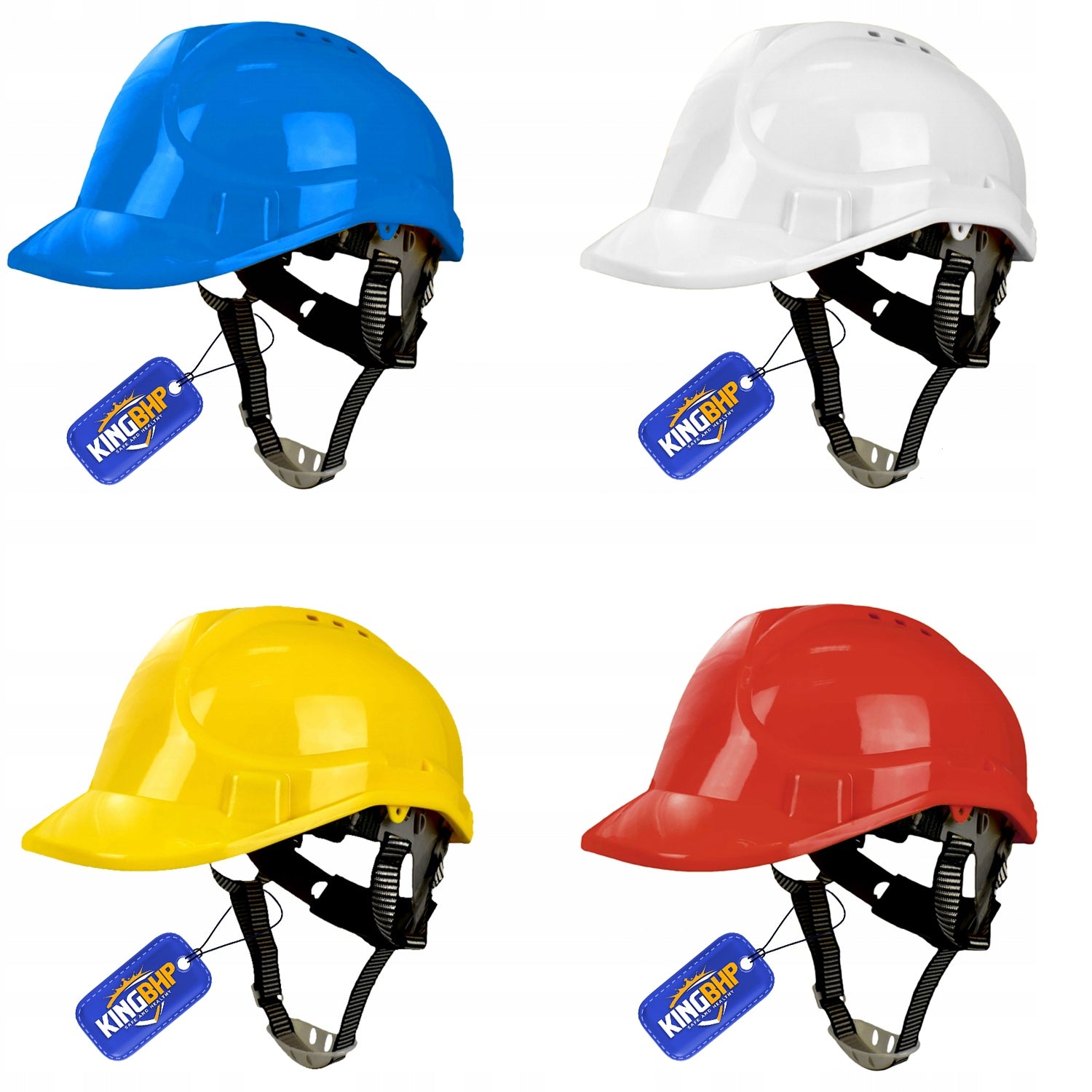 Work Helmet Protective Construction OHS Helmet Ventilated 4-Point VENT Packaging status original