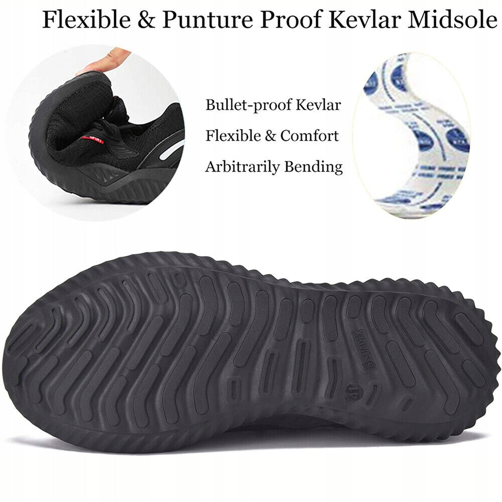 Work Safety Shoes Light Sport Protective Shoes, Black Manufacturer code CR003-36