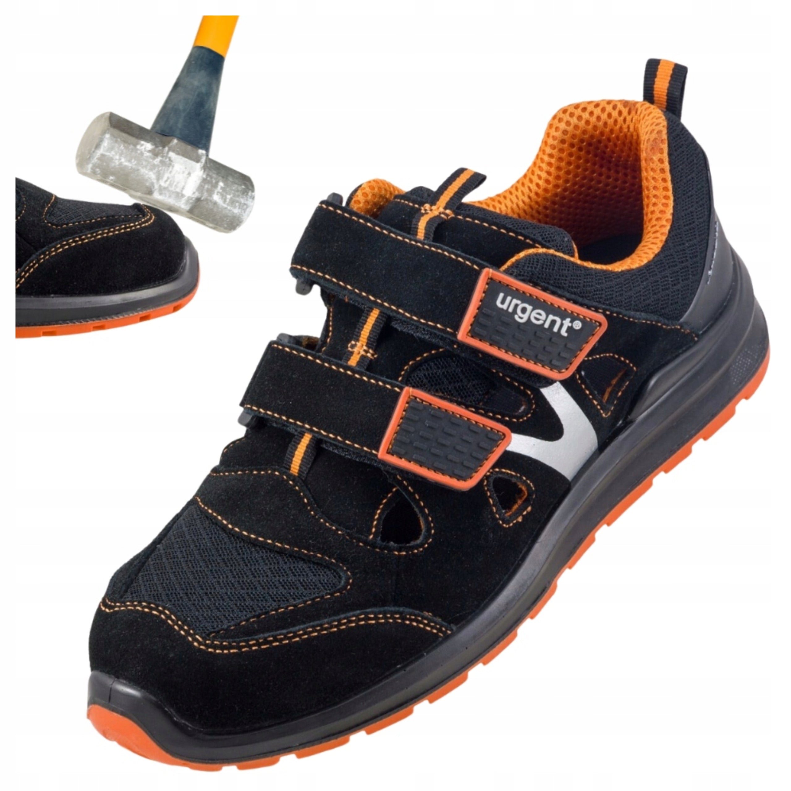 Work Shoes LIGHTWEIGHT Men's Protective Work SANDALS with OHS TOE CAP URGENT