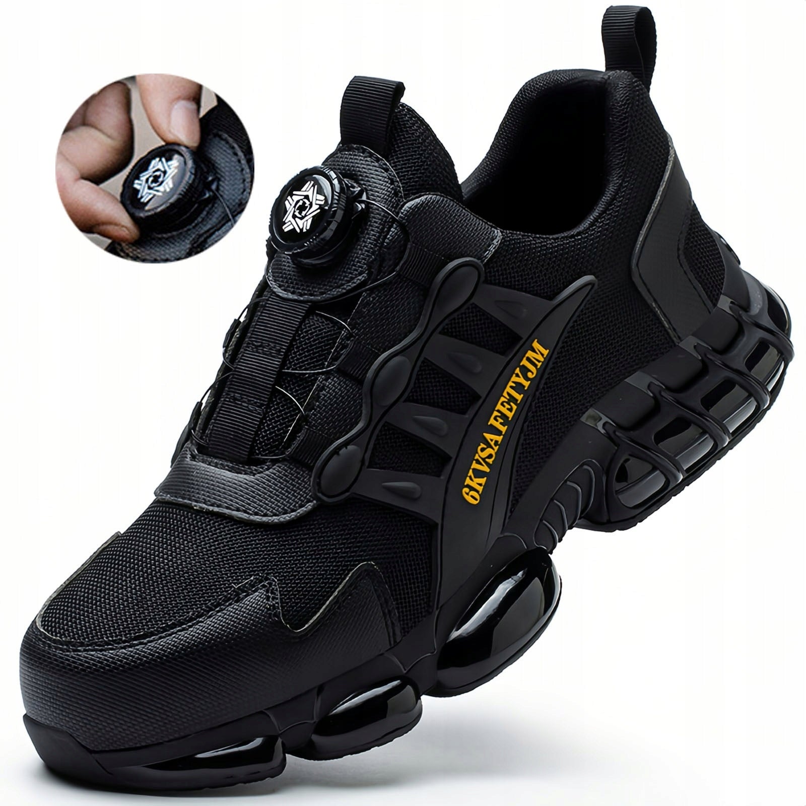 Work Shoes Low-Top LEOOKCADIA with Toe Cap Sport Shoes Black Size 42 Manufacturer code BHP- 2379