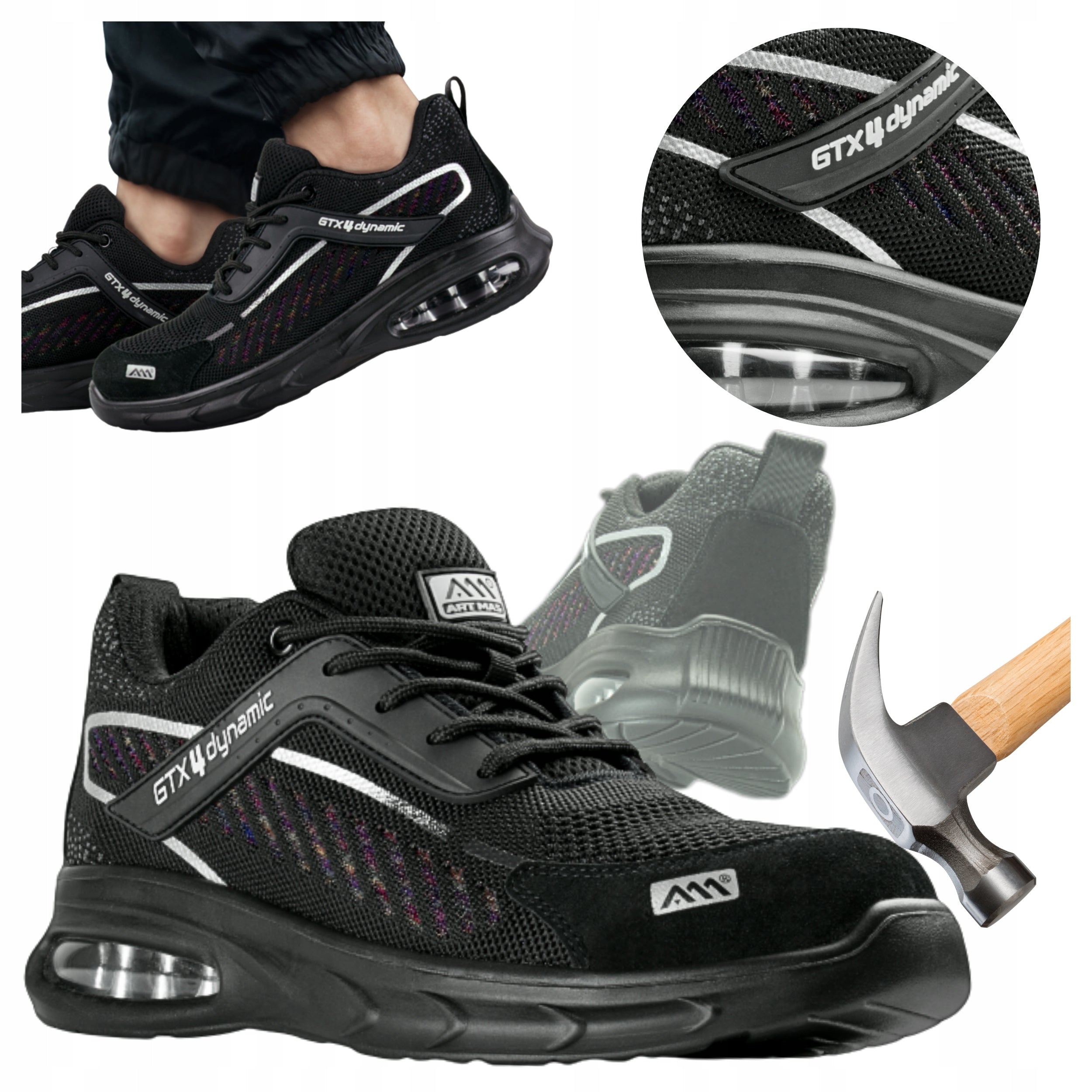 Work Shoes S1 BHP Sports Lightweight Breathable with Toe