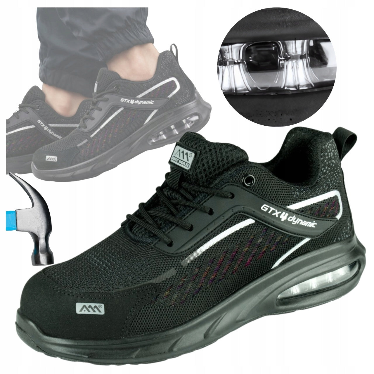 Work Shoes S1 Health and Safety Work Shoes with Toe Sports Breathable Lightweight