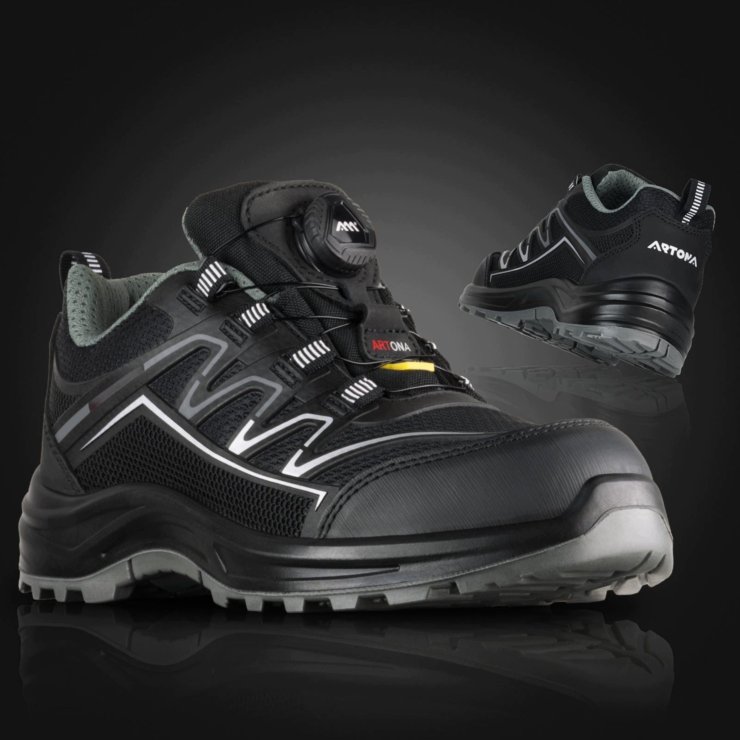 Work Shoes S1P Shoes Breathable with Toe Health and Safety Anti-Puncture ESD BOA Manufacturer code Buty męskie damskie półbuty robocze siatkowe