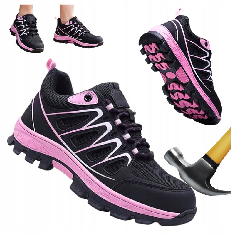 Work Shoes Women's Sneakers Breathable Very Lightweight With Toe