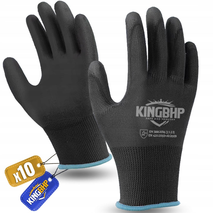 Work gloves Polyurethane ULTRA MANUAL POLYURETHANE MECHANIK x10 pairs