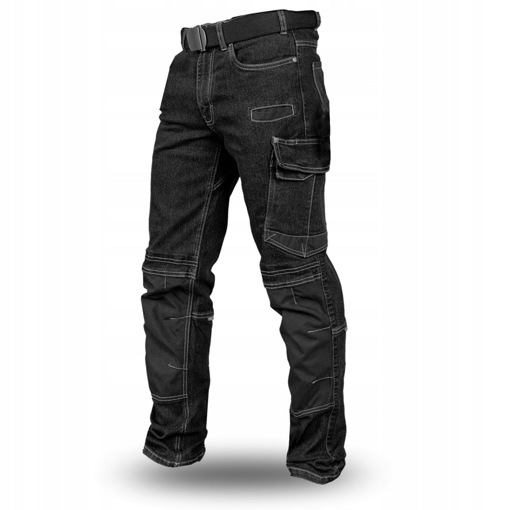 Work pants JEANS STRETCH Elastic pants REINFORCED DENIM denim