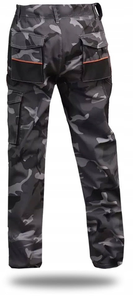 Work pants MORO CAMOUFLAGE REINFORCED militia OXFORD600 CLASSIC CAMOU Manufacturer code Spodnie do pasa CAMOUFLAGE
