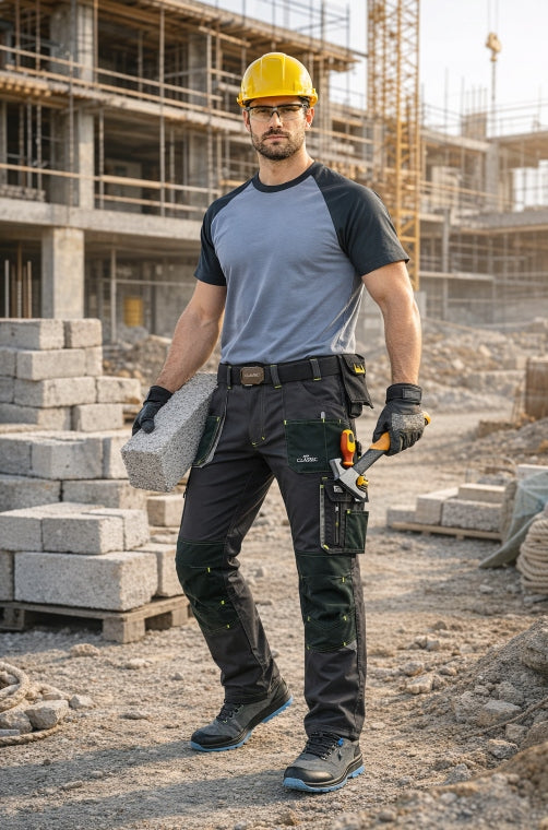 Work pants PROTECTIVE OHS STRONG assembly LIGHTWEIGHT for work REINFORCED 46 Manufacturer code SPODNIE ROBOCZE BHP OCHRONNE