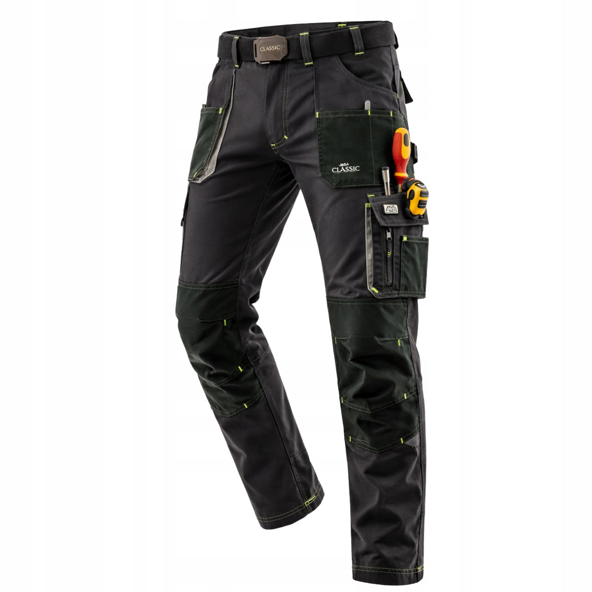 Work pants PROTECTIVE OHS STRONG assembly LIGHTWEIGHT for work REINFORCED 46