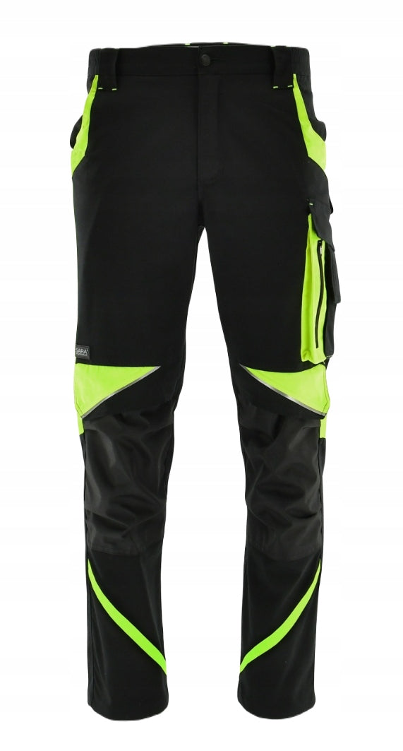Work pants assembly elastic to the waist reflectors NEOFLEX SARA r. 46 Season spring/fall