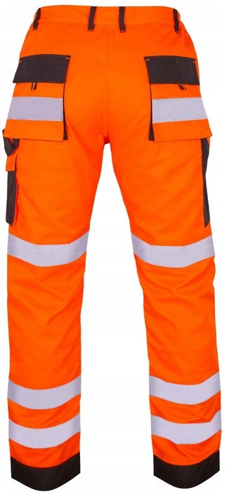 Work pants for health and safety belt warning reflective with reflective strips Brand Galmag