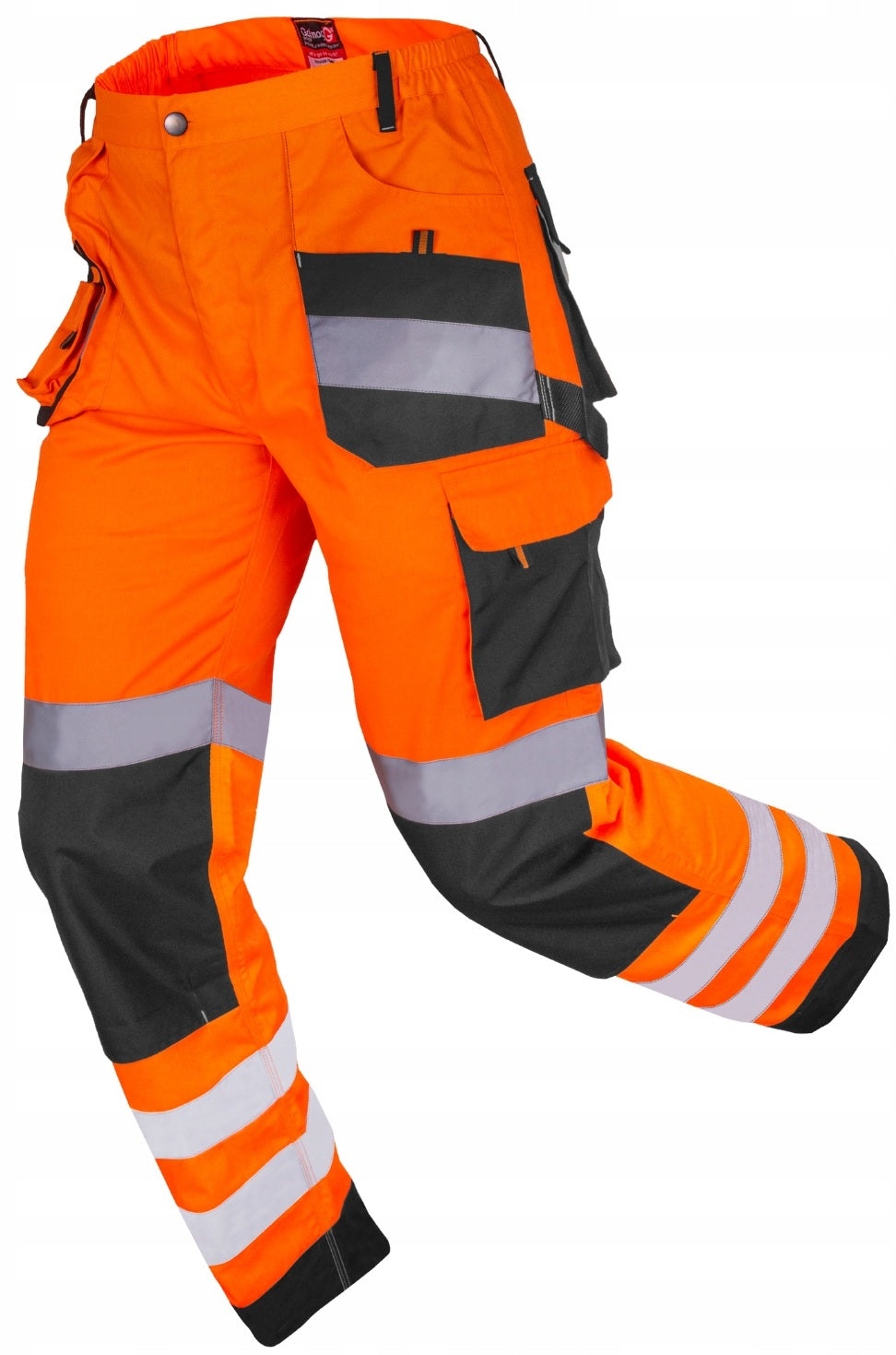 Work pants for health and safety belt warning reflective with reflective strips