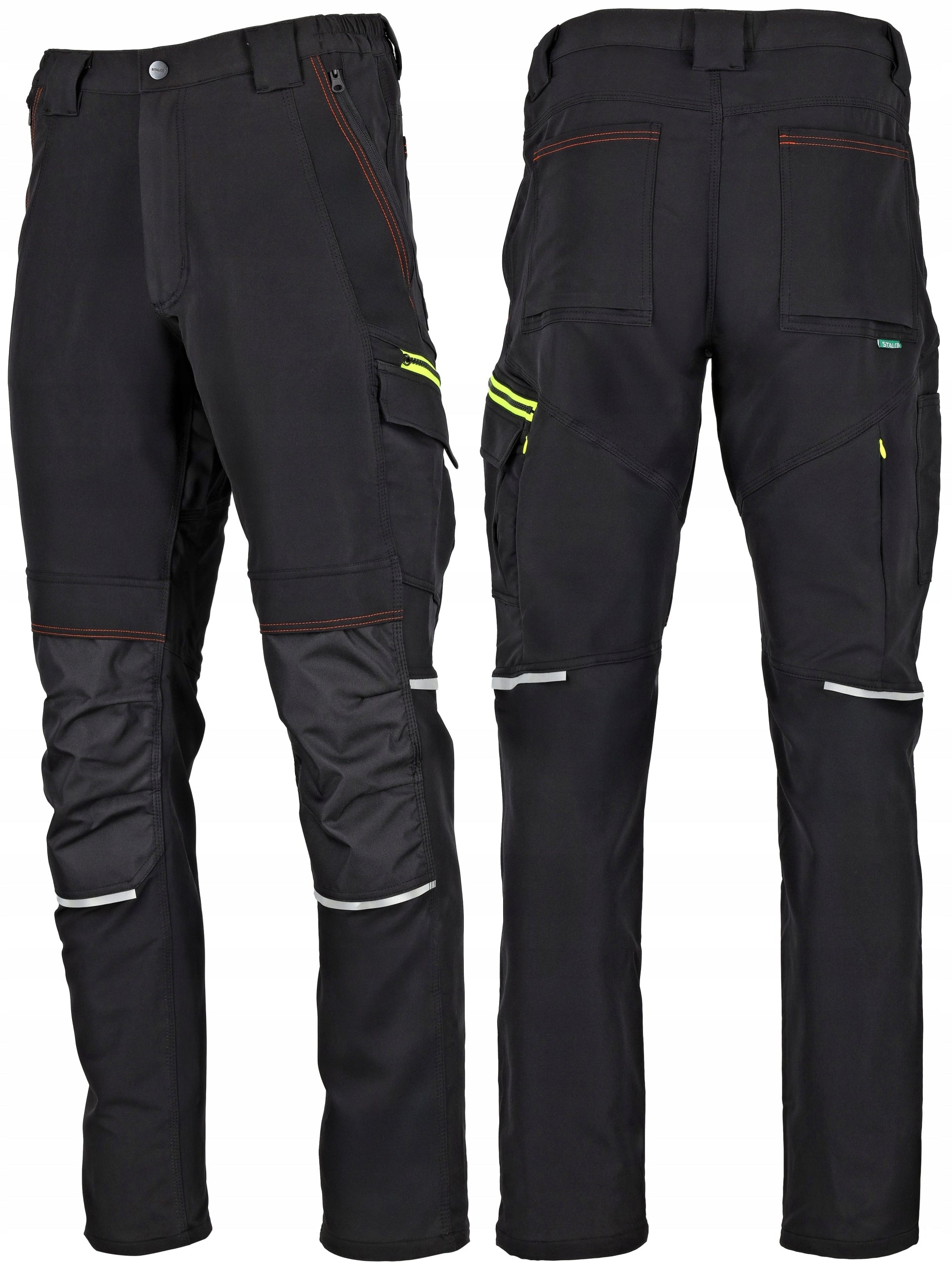 Work pants for waist light breathable elastic 4-way STRETCH