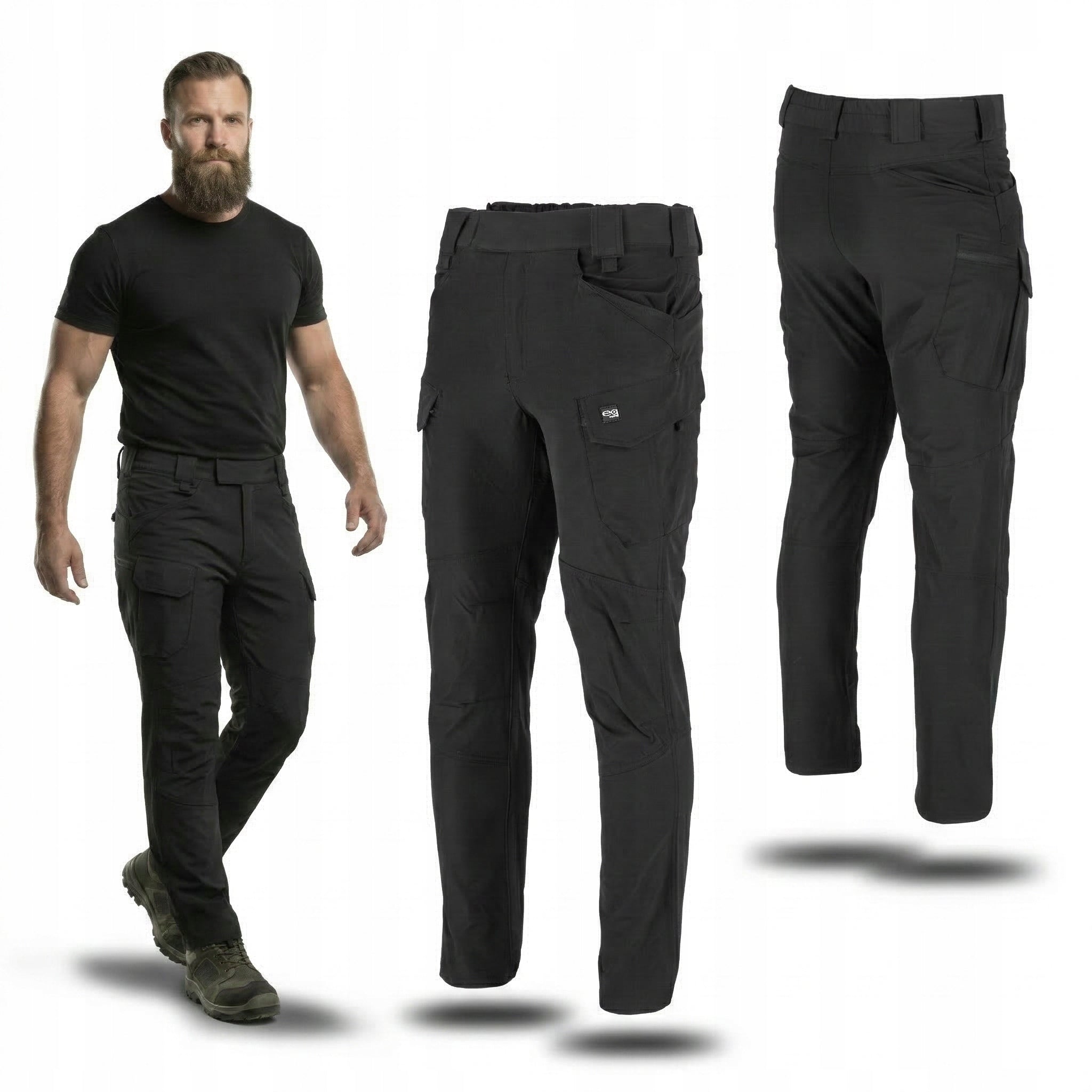 Work pants men's trousers streach elastic health and safety EQUIQ Q10103 Size. L