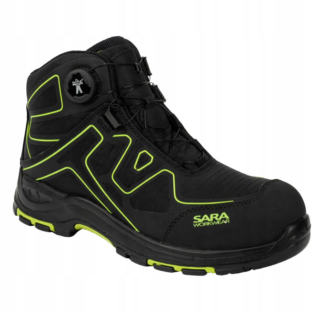 Work shoes PROTECTIVE high boots with toe cap LIGHTWEIGHT comfortable BOA S1P Packaging status original
