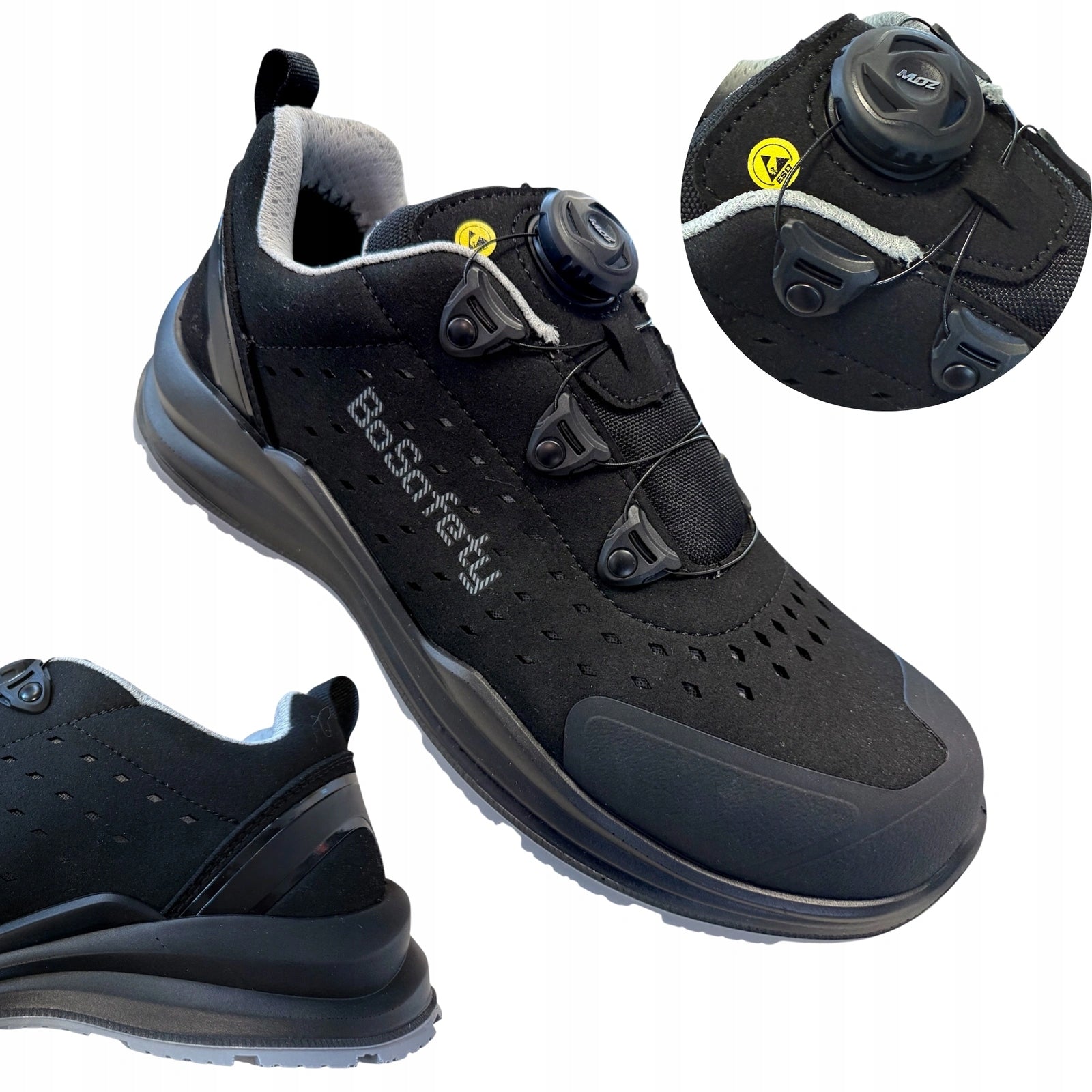 Work shoes men's shoes light Nafplio S1PS clasp MOZ BOA - 44