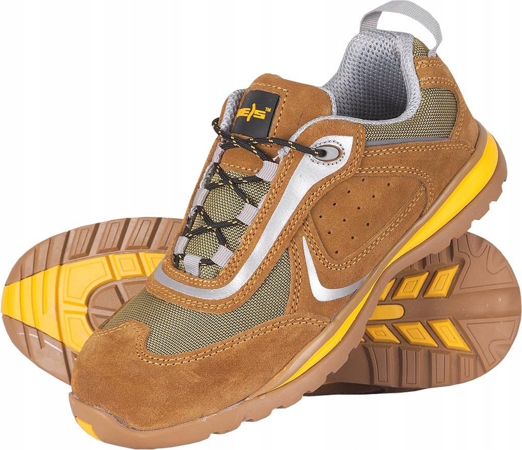 Work shoes safety shoes leather suede comfortable with SB toe cap Manufacturer code BRGRIT YS 43