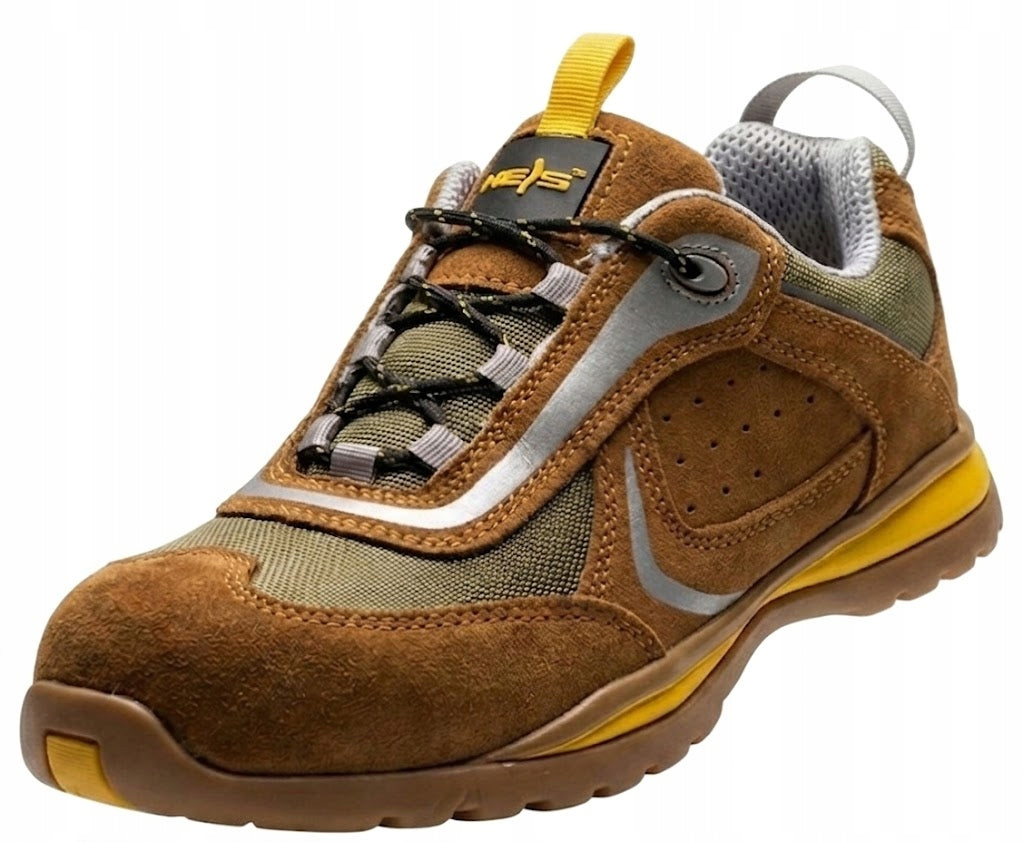Work shoes safety shoes leather suede comfortable with SB toe cap