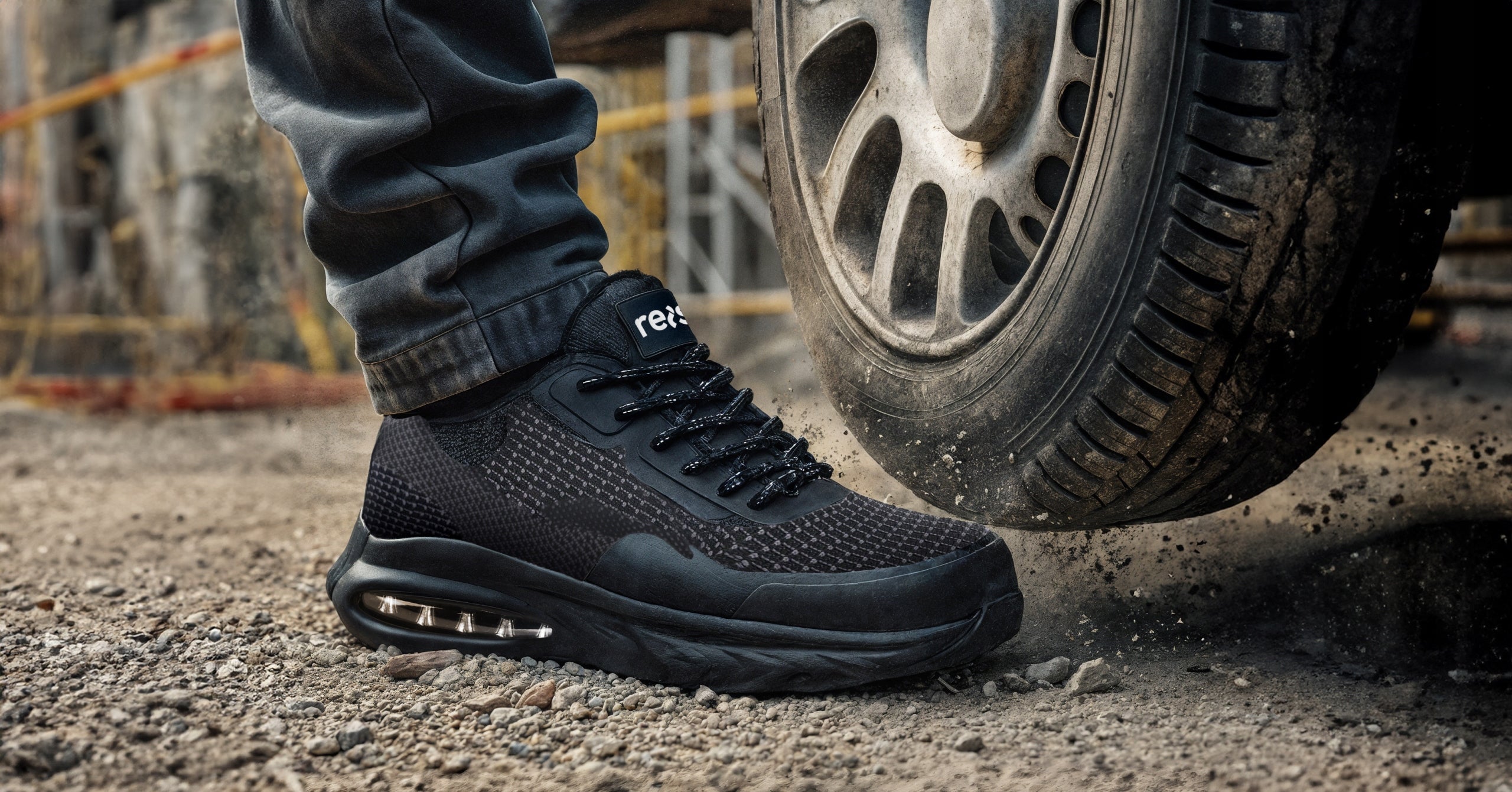 Work shoes safety sports breathable lightweight with SB REIS Packaging status original