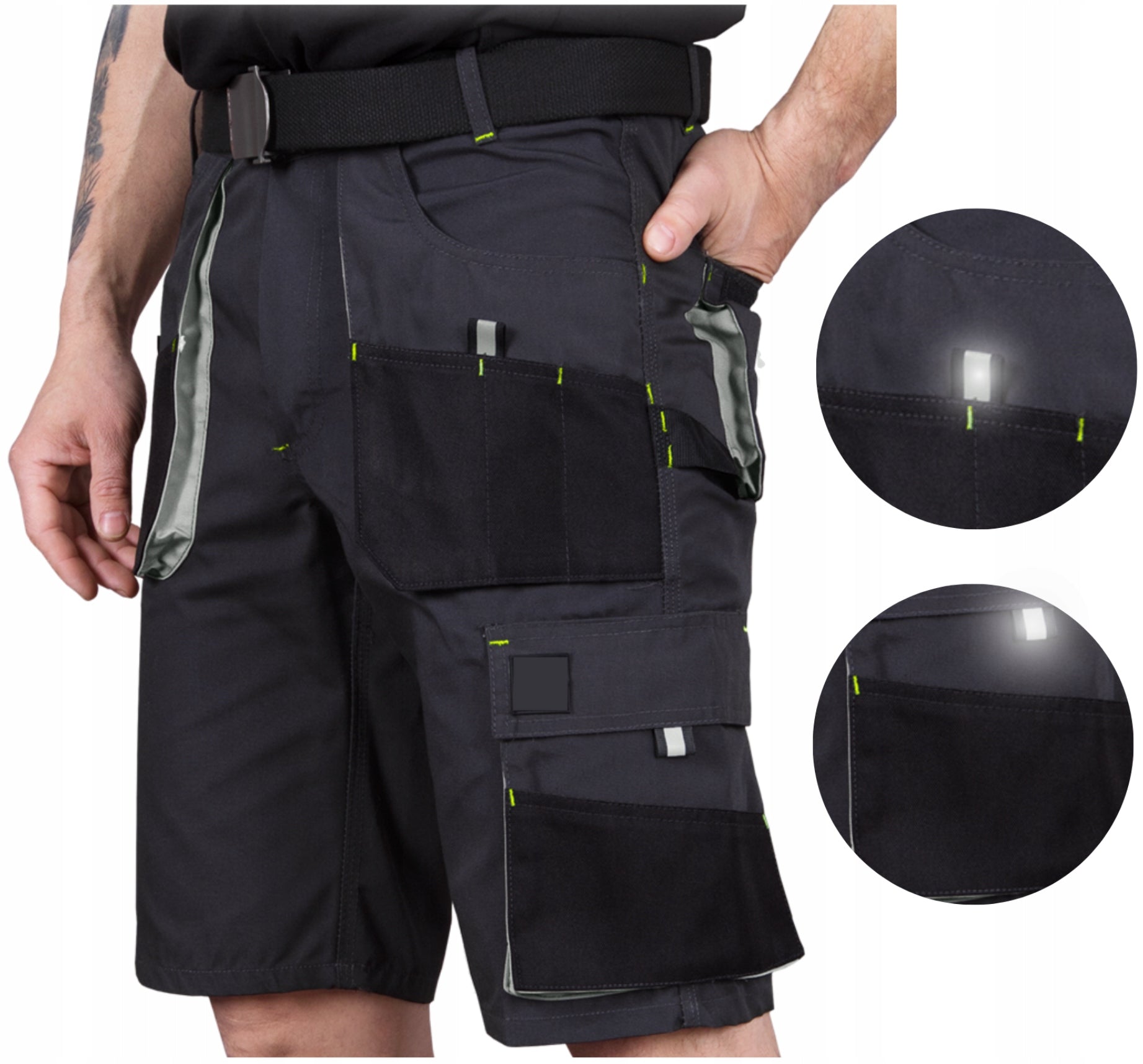 Work shorts men's shorts BHP S fitting shorts