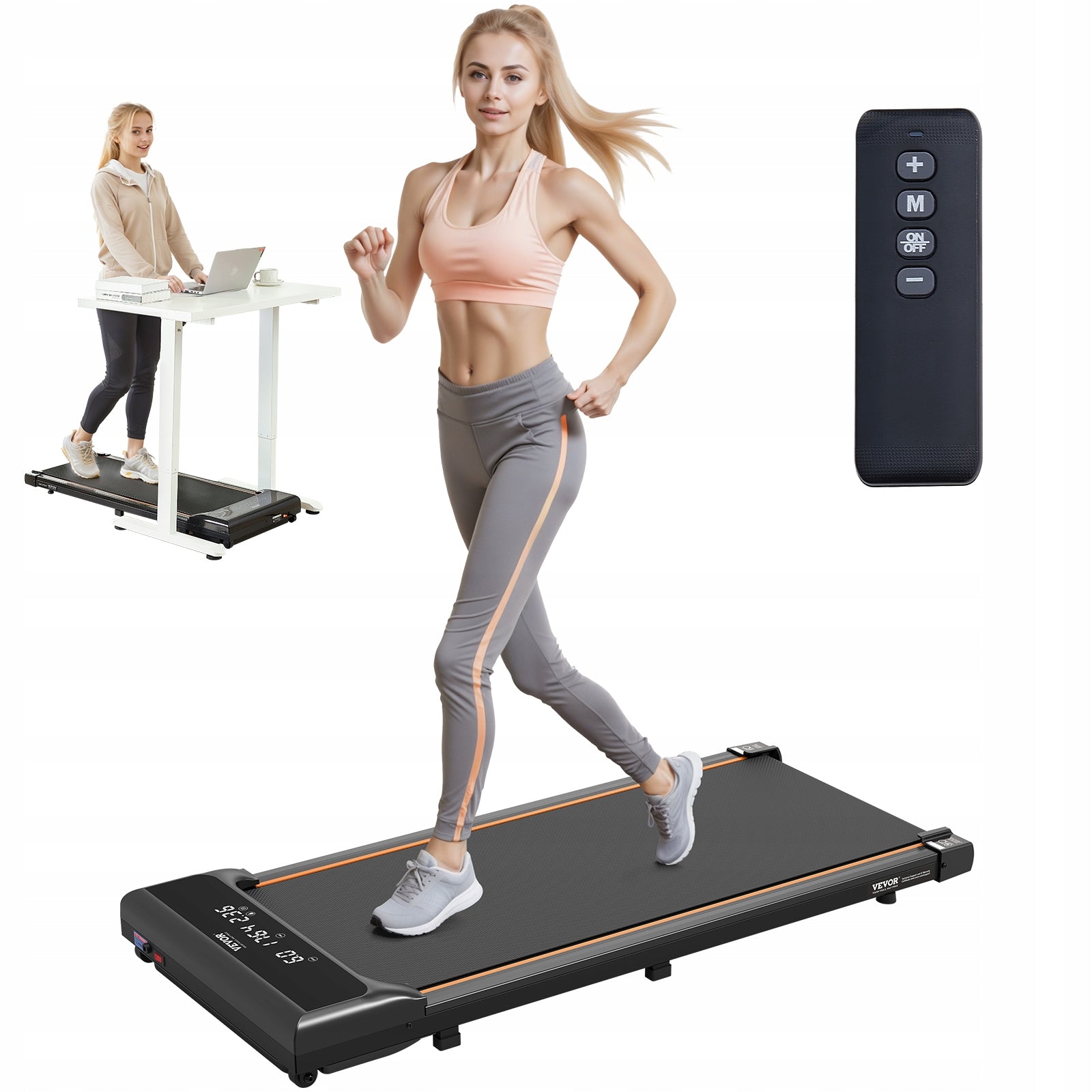 Working Treadmill 1-6KM/H With LED Display And Remote Control Maximum user weight 120 kg
