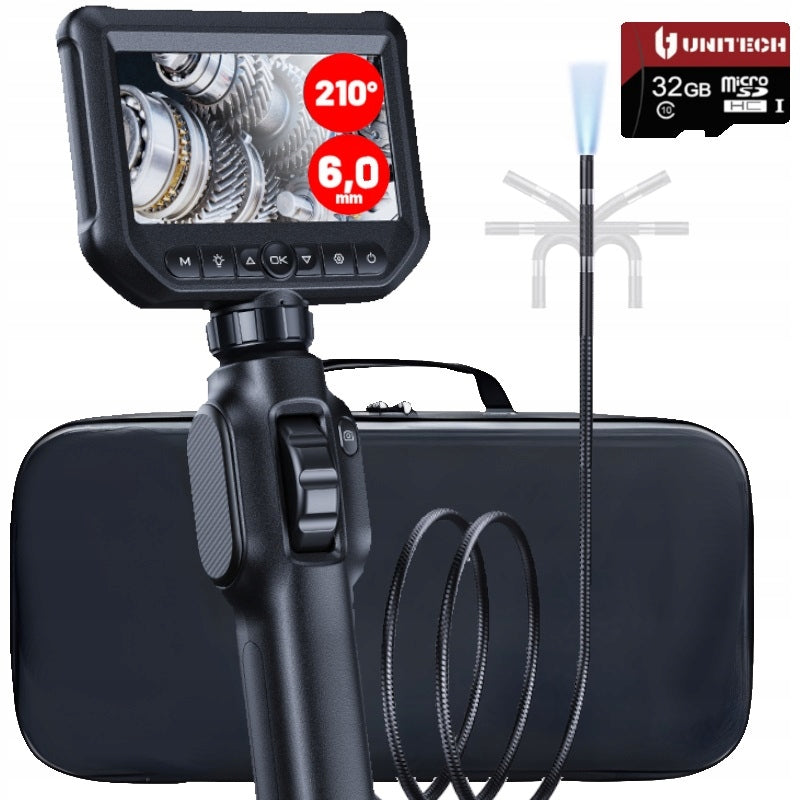 Workshop Inspection Camera Moving Head 6,0mm 2m + UNITECH SD Card