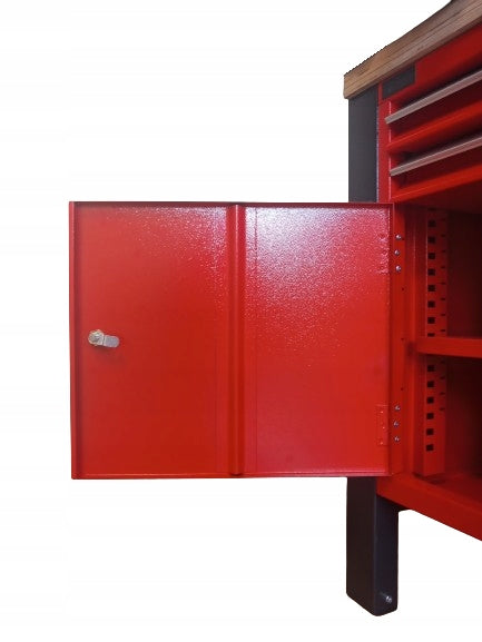 Workshop Table for Garage Tool Locksmith Drawers Shelf Colors Product height 86 cm