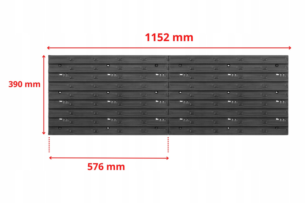 Workshop Tool Board + 70x Workshop Cuvette Garage Wall Brand Rolmarket