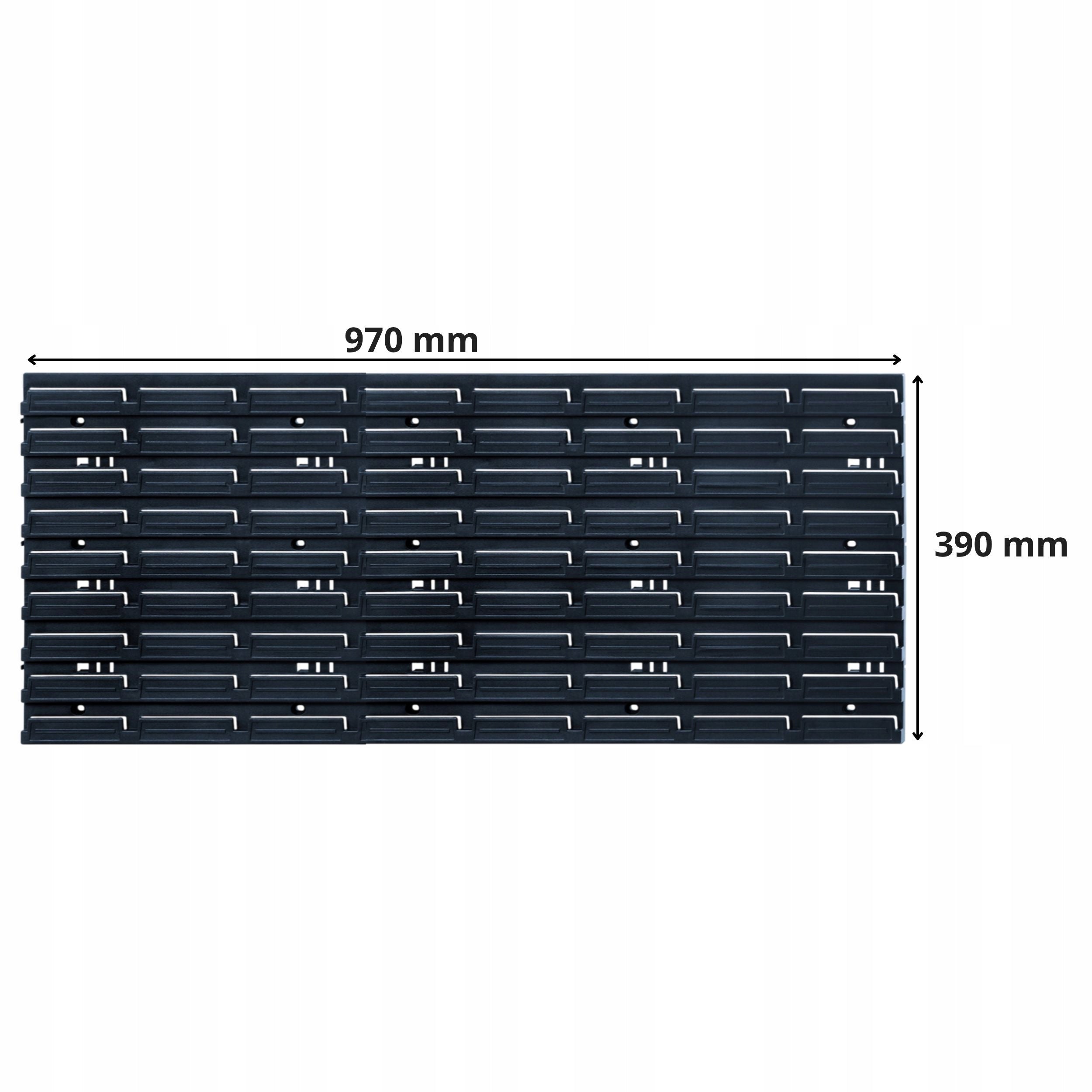 Workshop Tool Board 97x39cm Containers Bookcase Wall TND10 Product width 97 cm
