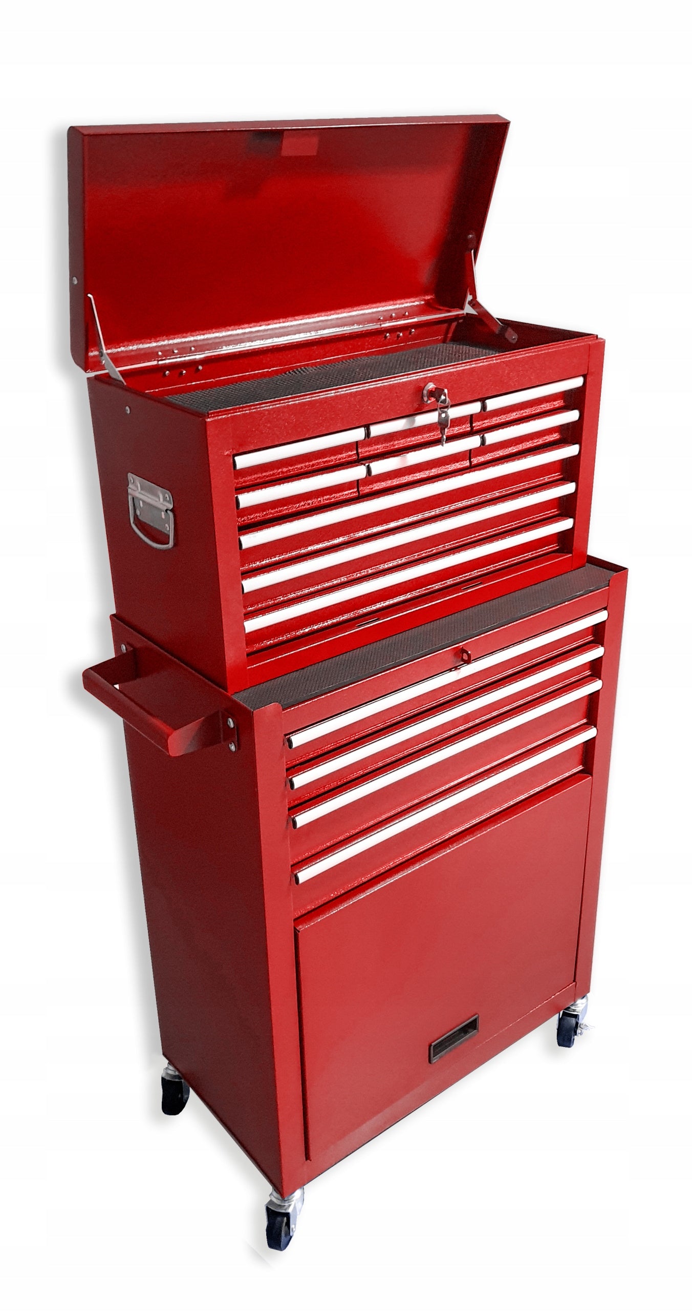 Workshop cabinet tool trolley 13 drawers - Ball bearings RED EAN (GTIN) 5905274238188
