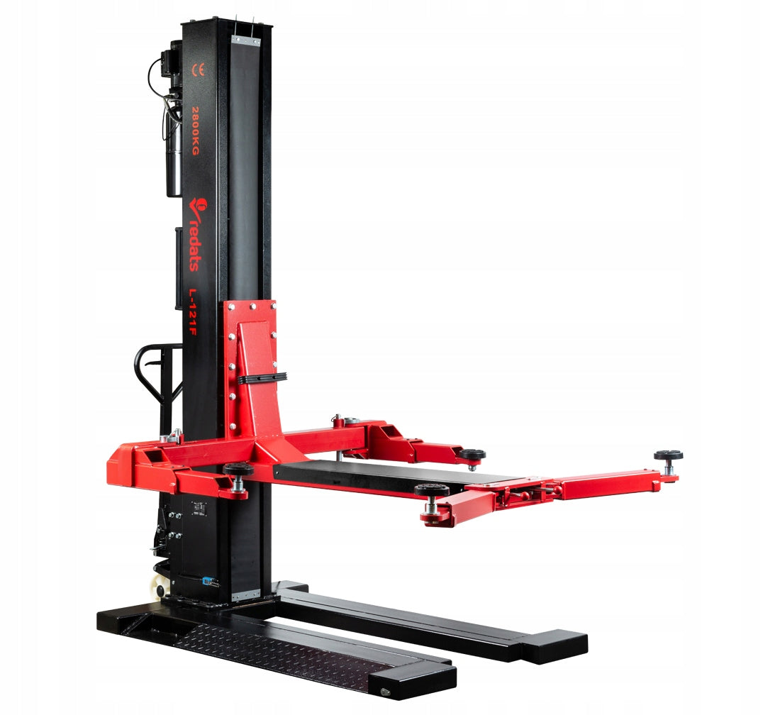 Workshop lift mobile single column automatic 2,8T Redats L-121F Manufacturer code 15-01-53