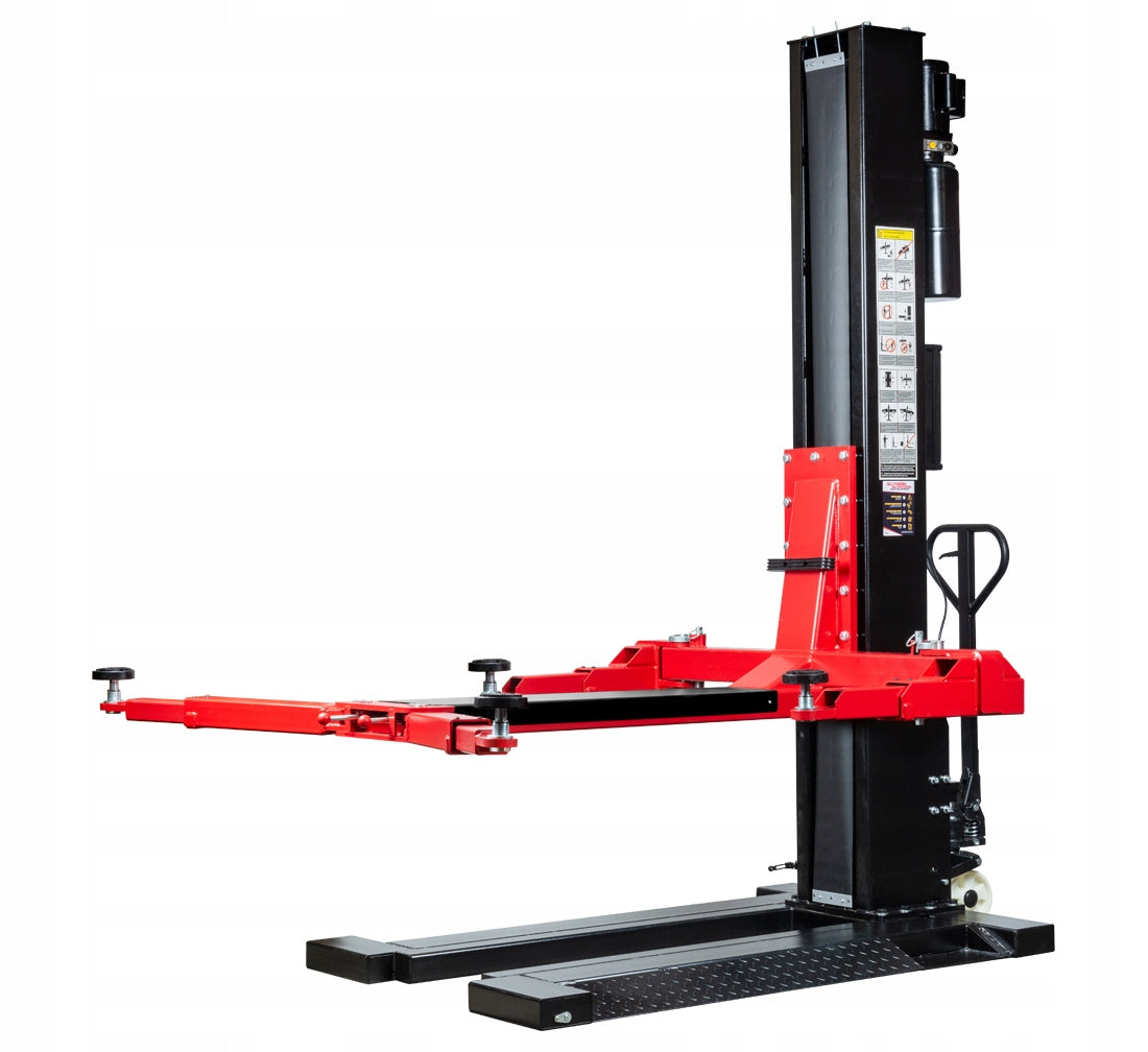 Workshop lift mobile single column automatic 2,8T Redats L-121F Overall height 2690 mm