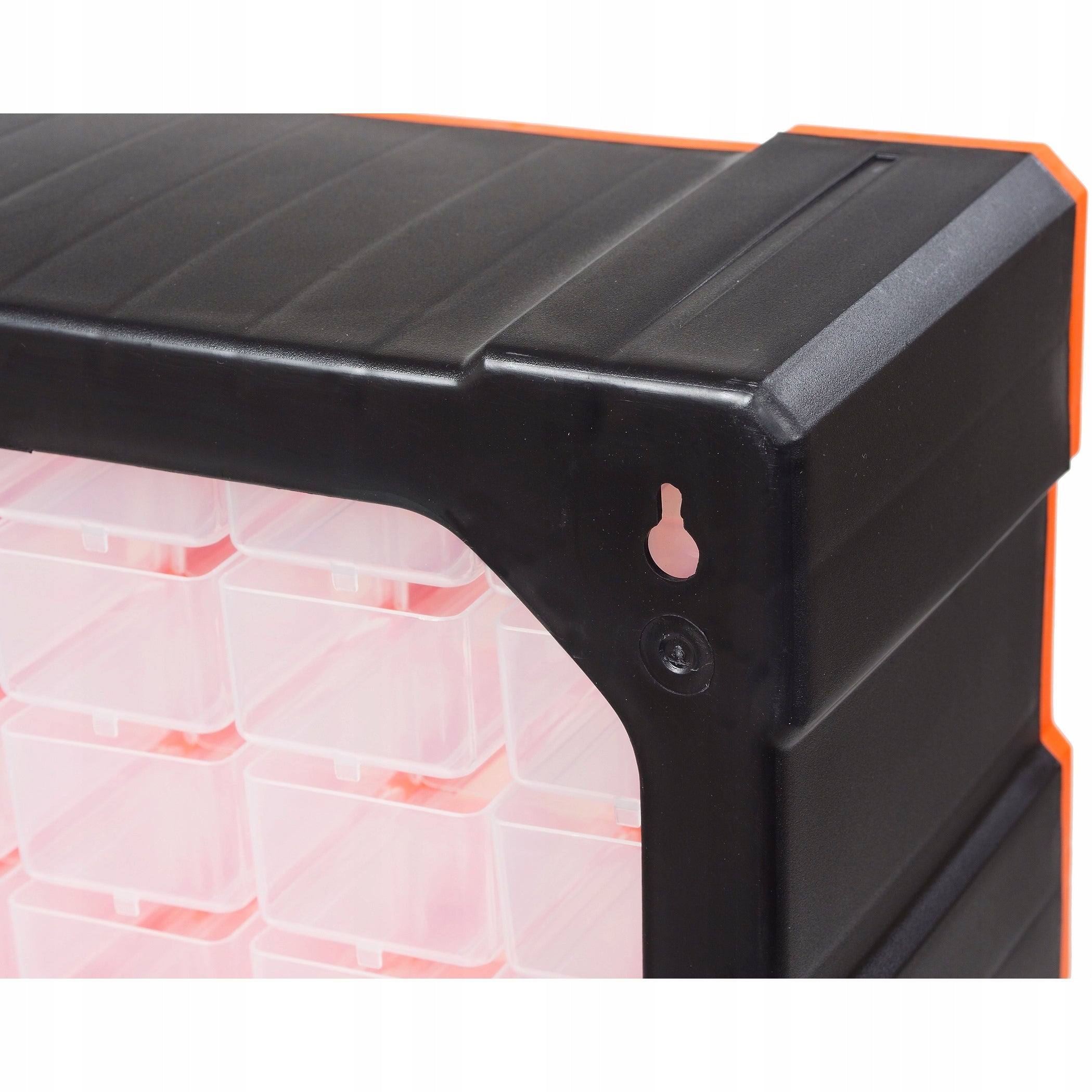Workshop organizer 30 drawers 9 cuvettes - TACTIX Color orange
