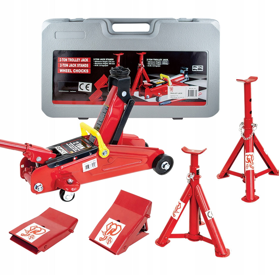 Workshop set 2T frog lift wedges suitcase AIRPRESS