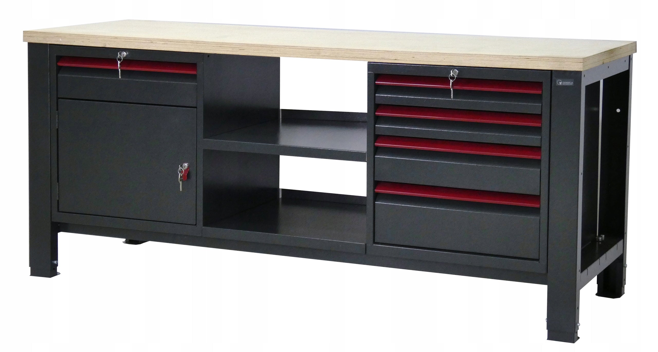 Workshop table strong for garage locksmith work large -colors -variants