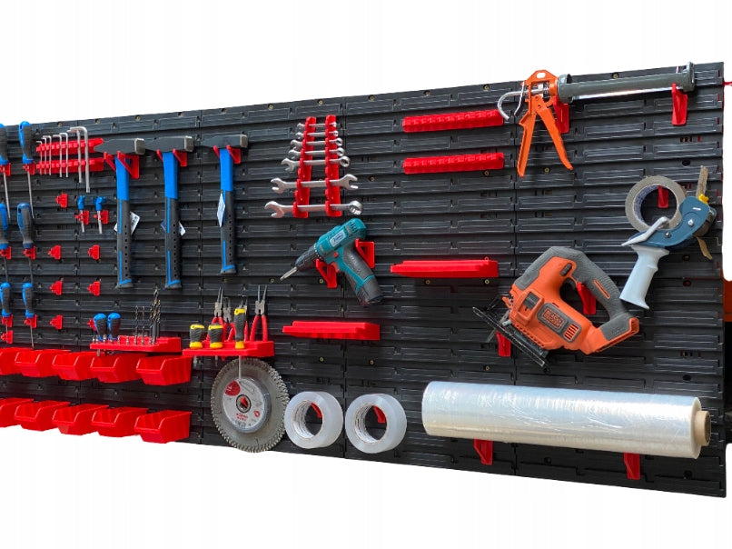 Workshop tool board TABLICO 271x78cm stickers + cuvettes Manufacturer code TAB.V720