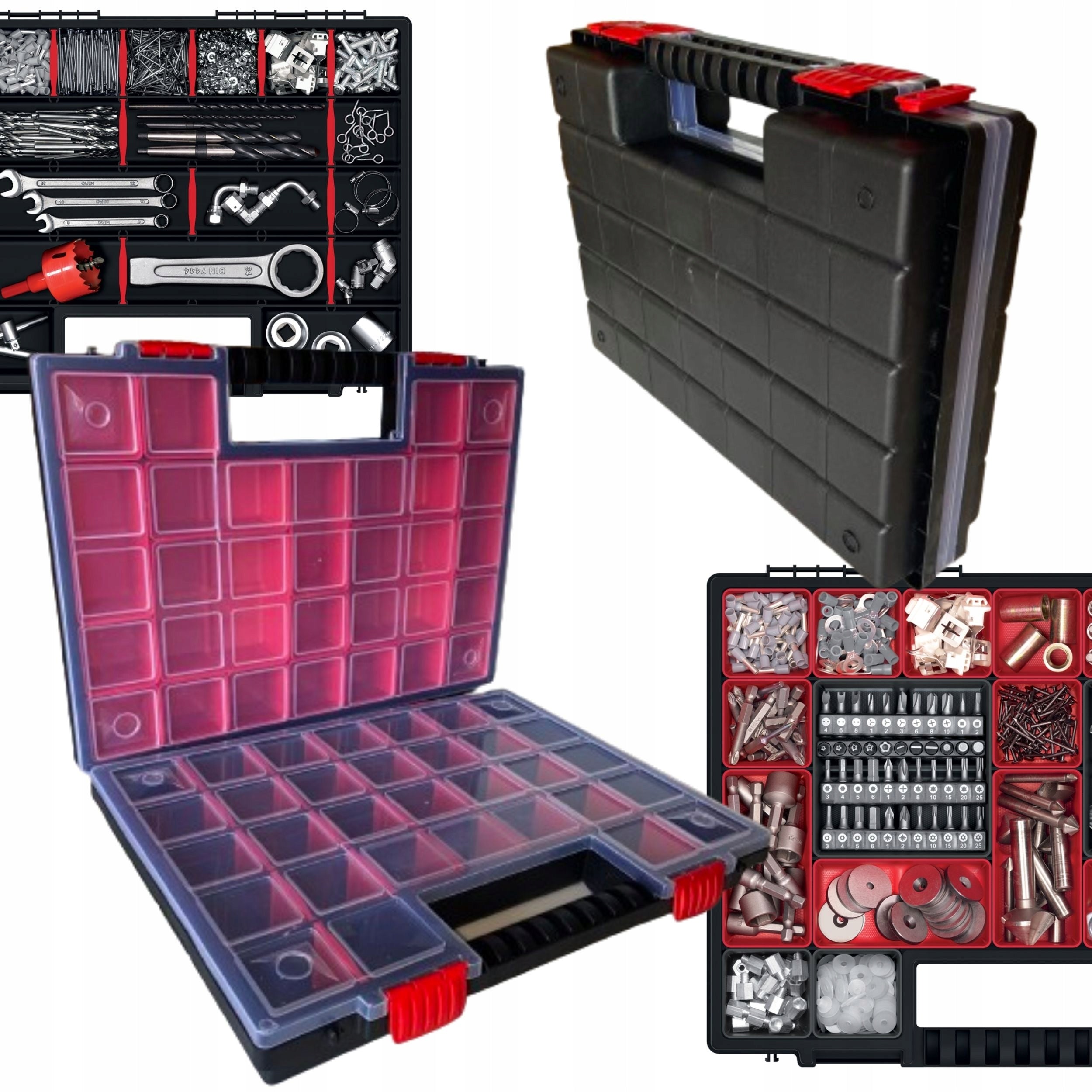 Workshop tool organizer NORD16DUO Suitcase for screws Manufacturer code ZS-NORD16DUO