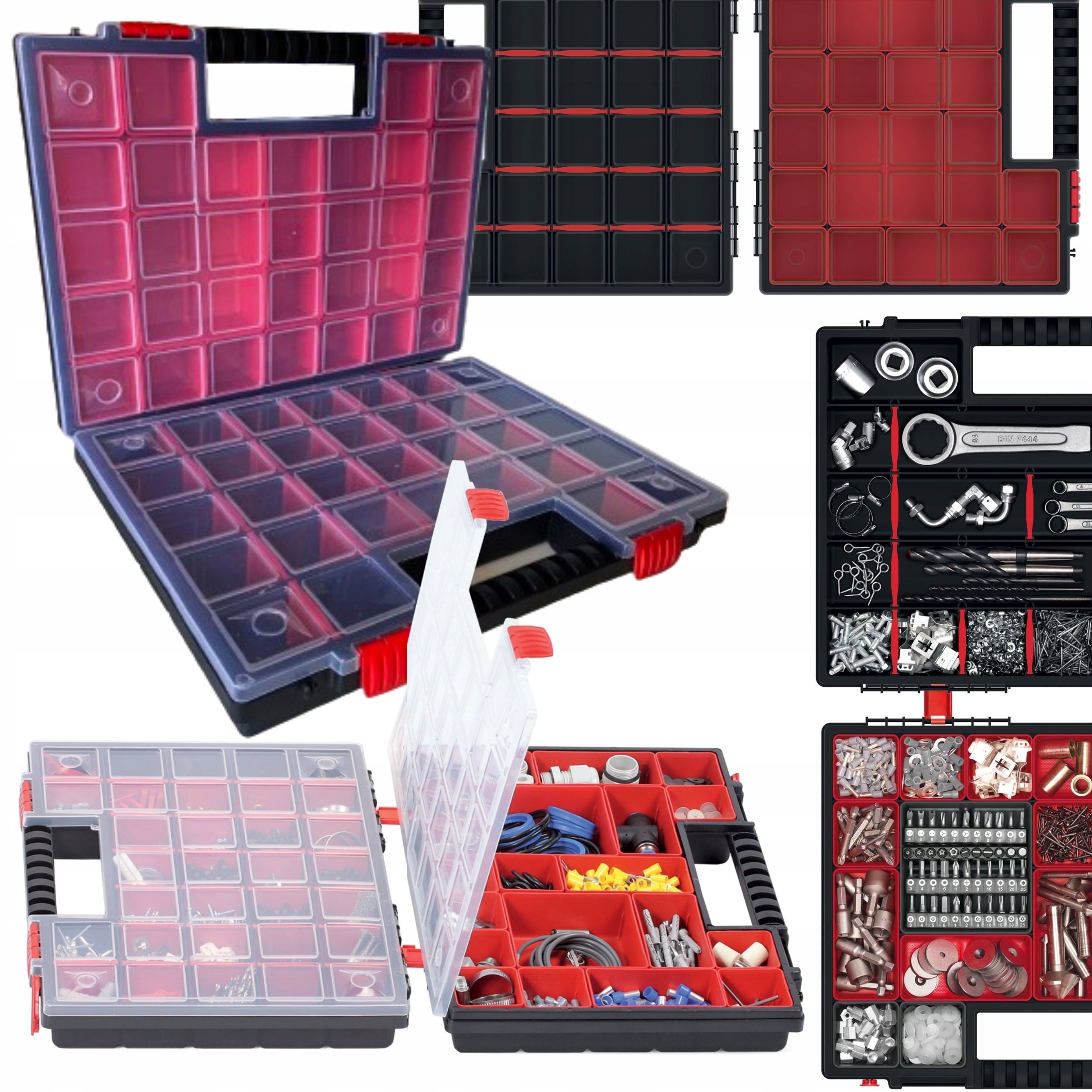 Workshop tool organizer NORD16DUO Suitcase for screws